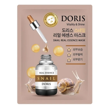 Doris Real Essence Mască pentru față cu extract de Mucina de Melc 25ml