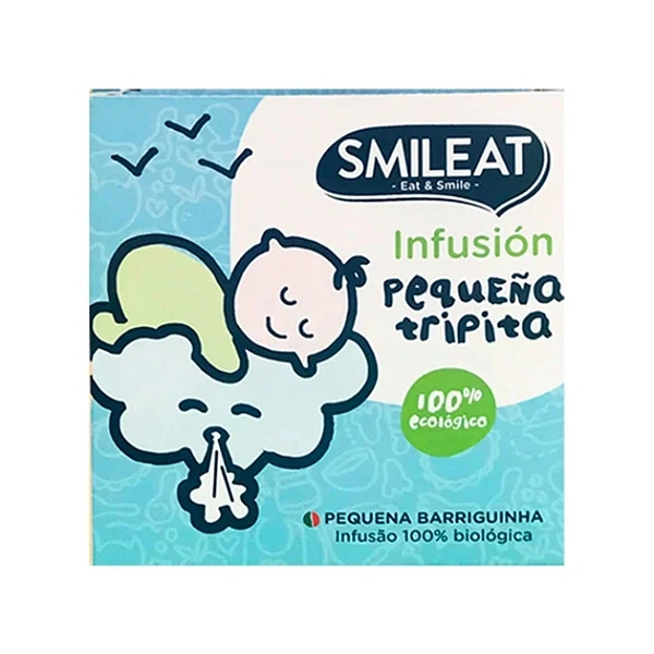 Smileat Infuzie pentru ceai organică Little Belly, 6luni+, 15 plic Smileat Infuzie pentru ceai organică Little Belly, 6luni+, 15 plic