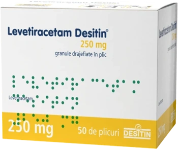Levetiracetam 250mg gran. draj. N50 (Desitin)