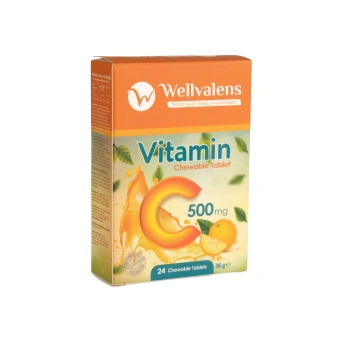 Wellvalens Vitamin C 500mg comp.mast. N24