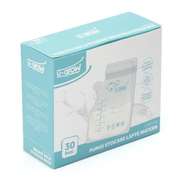 U-Grow Pungi stocare lapte matern 30buc UMB-001 