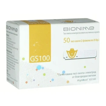 Test pentru glucometru GS100 Bionime N50