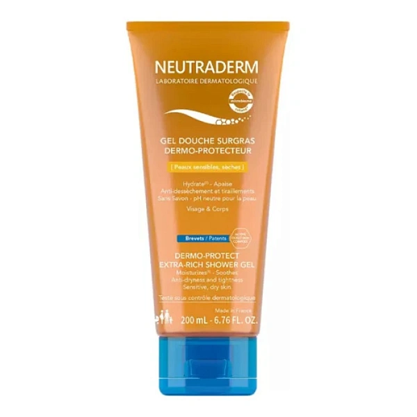 NEUTRADERM Dermo-protect Gel de duș extra-rich pentru piele uscată, 200ml