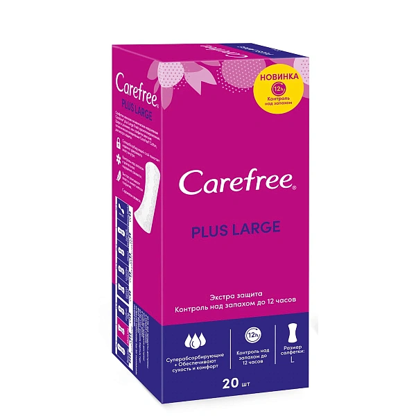 Carefree Absorb. Large Plus N20