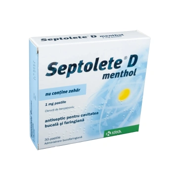 Septolete D Menthol pastile N15x2 