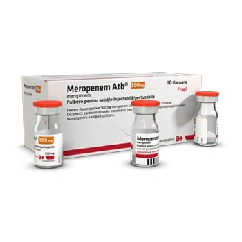 Meropenem Atb 500mg  pulb./sol.inj./perf. N10