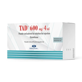 TAD (glutathionum) 600mg/4mlpulbere și solvent pentru soluție injectabilă N10+N10