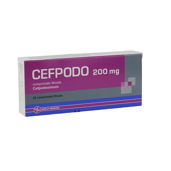 Cefpodo 200mg comprimate film. N10x2 Cefpodo 200mg comprimate film. N10x2