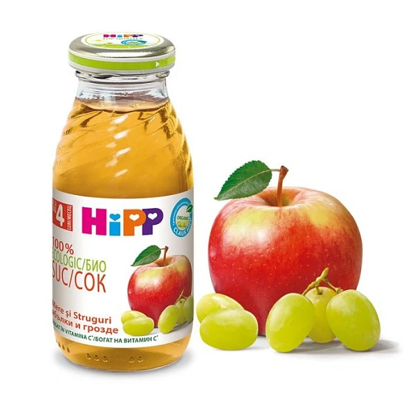 Hipp 8030 Suc mere,poama (4 luni) 0.2L Hipp 8030 Suc mere,poama (4 luni) 0.2L
