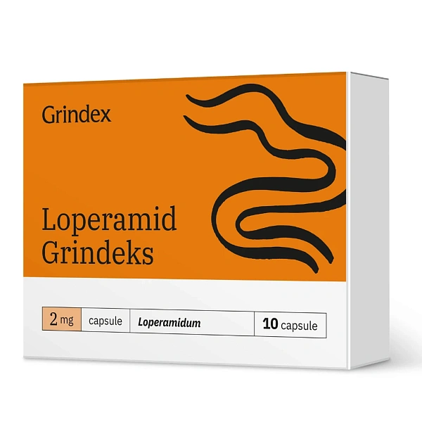 Loperamid 2mg caps. N10 (Grindex)