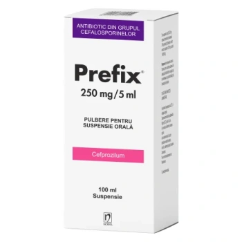 Prefix 250mg/5ml 100ml pulb./susp. orala N1