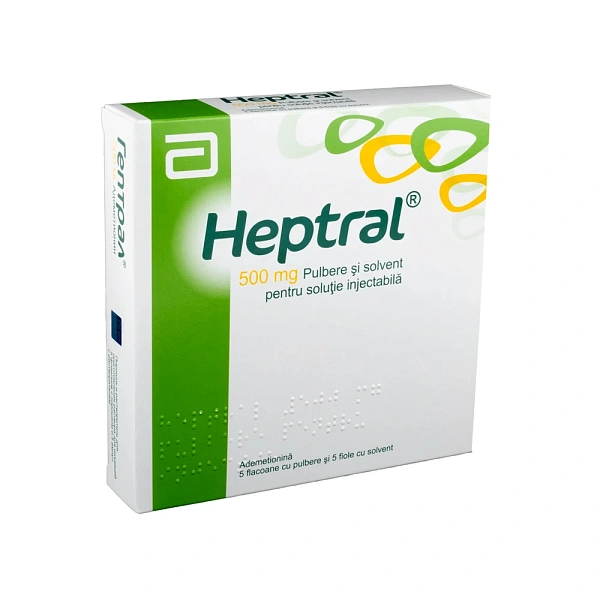 Heptral 500mg liof+solv.5ml sol.inj. N5