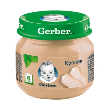 Gerber Piure de iepure 80g