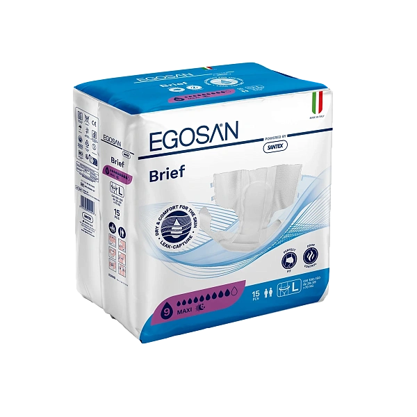 Egosan scutece Vita Soft MAXI, L, ****, > 70 kg, 100 - 150 cm, 15 buc (*)