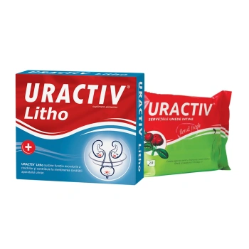 Uractiv Litho caps. N30 + Cadou 