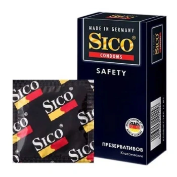 Prezervative Sico N3 Safety (clasice)+1 Gratis