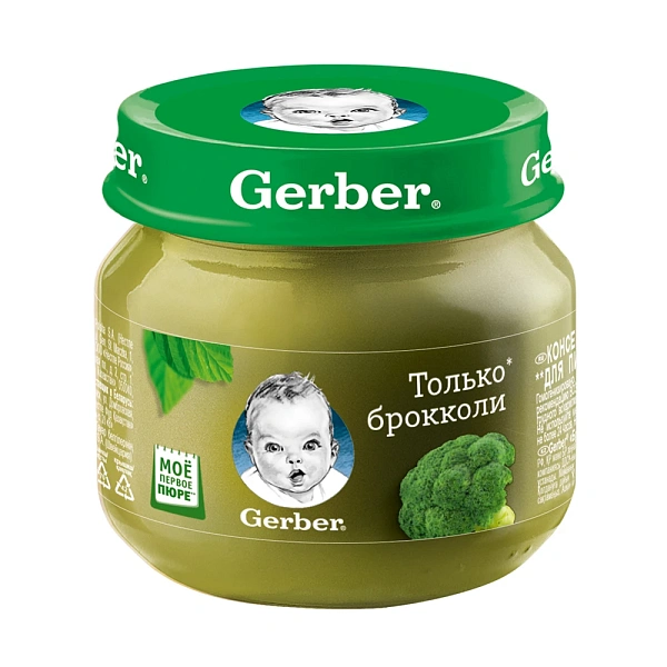 Gerber Pireu din brocoli 80g