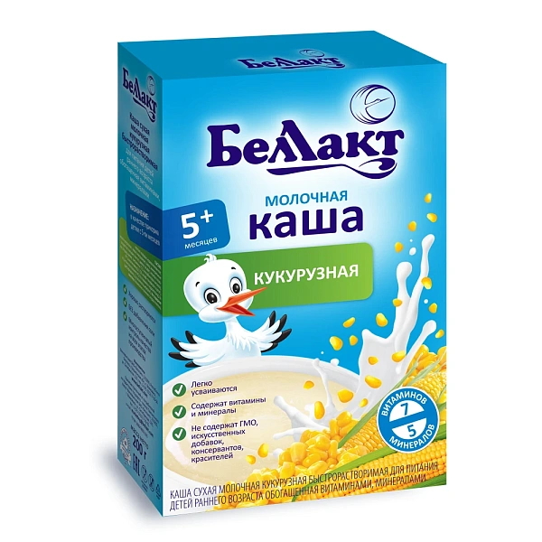 Bellact Terci cu lapte din porumb 200g Bellact Terci cu lapte din porumb 200g