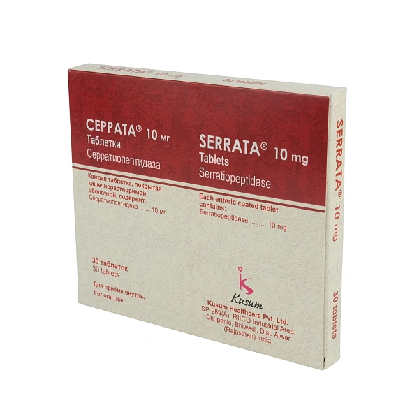 Serrata 10mg comp. gastr. N30