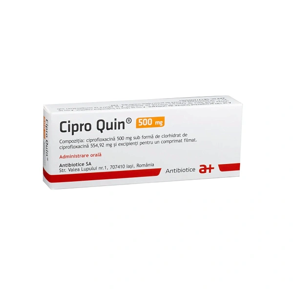 Cipro Quin 500mg comp. film. N10 Cipro Quin 500mg comp. film. N10
