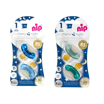 NIP Cherry Night B Suzetă latex mărimea 1 (0-6luni) N2