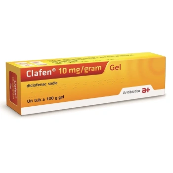 Clafen10 mg/g gel 100g (Antibiotice)