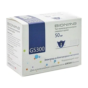 Test pentru glucometru GS300 Bionime N50