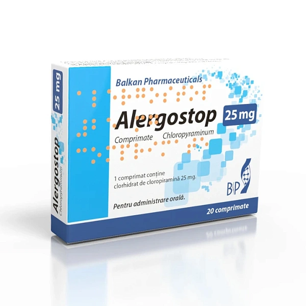 Alergostop 25mg comprimate N20