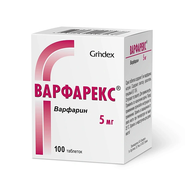 Warfarex 5mg comp. N100