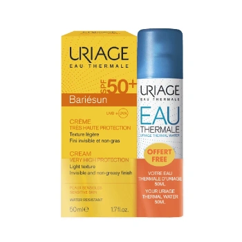 Uriage Set Bariesun SPF 50+ Crema, 50ml + Apa termala 50ml (65149786)
