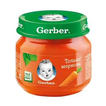 Gerber Pireu din morcov 80g