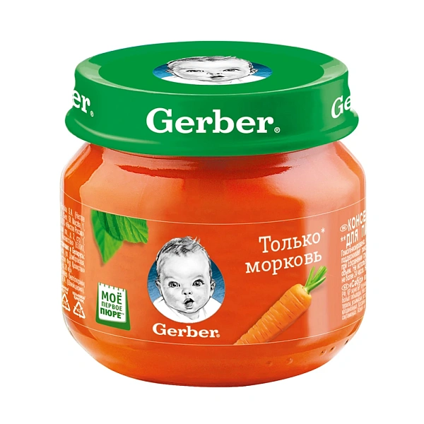 Gerber Pireu din morcov 80g