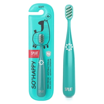 Splat Junior Periuță de dinți pentru copii Ultra cu ioni de argint,4+, Soft