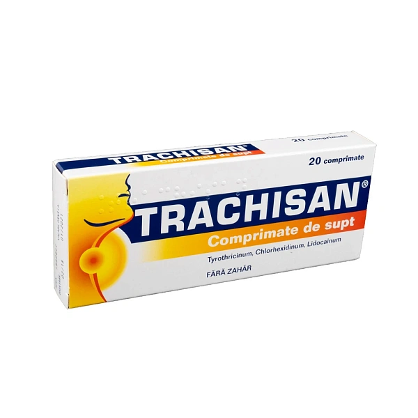 Trachisan Lozenges 0,5mg+1,0mg+1,0mg comp. de supt N10x2