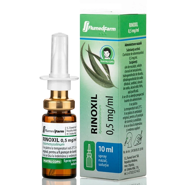 Rinoxil 0.05% 10ml spray naz.
