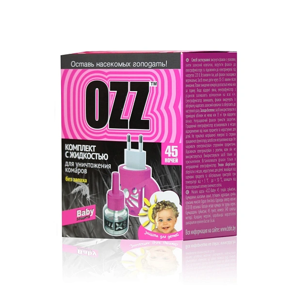 OZZ Baby Set diffuzor+lichid  45 nopti, 30ml