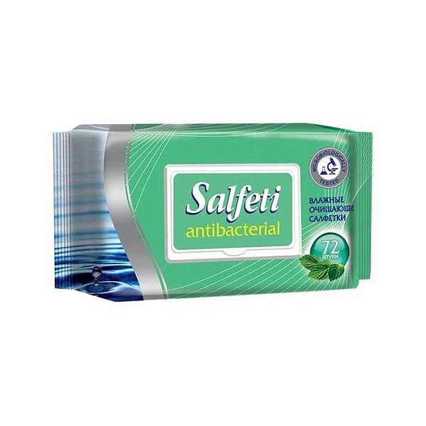 Salfeti Șervetele umede antibacteriene 72 buc