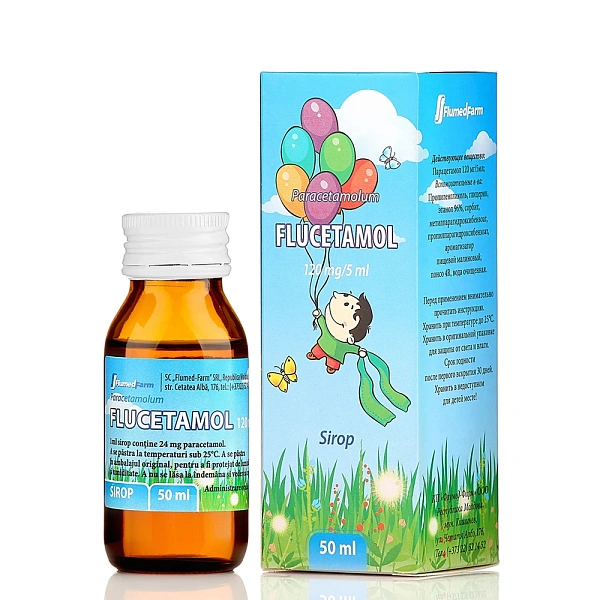 Flucetamol 120mg/5ml 100ml sirop 