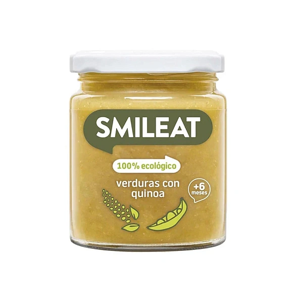 Smileat Piure organic de legume cu quinoa 6+ luni, 230gr Smileat Piure organic de legume cu quinoa 6+ luni, 230gr