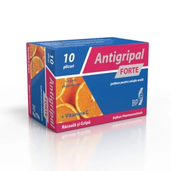Antigripal FORTE cu gust de portocale pulb./sol.orala N10