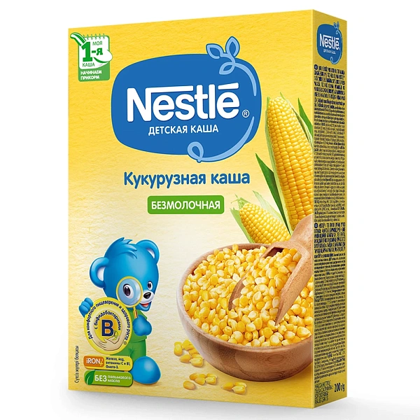 Nestle Terci din porumb fără lapte 200g Nestle Terci din porumb fără lapte 200g