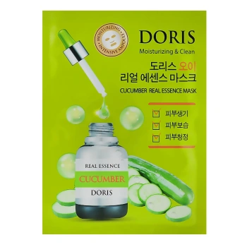 Doris Real Essence Mască pentru față cu Castravete 27ml