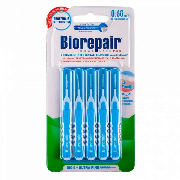 Biorepair Perie Interdentara Cilindrica Ultrasubtire 0,6mm N5