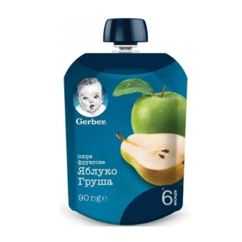 Gerber Pireu măr,pară 90g
