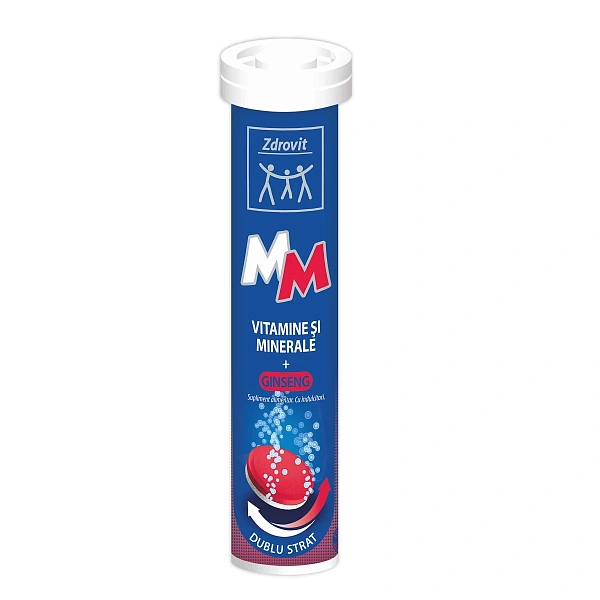 SBA Zdrovit Vitamine+Minerale+Ginseng comp. eferv. N24