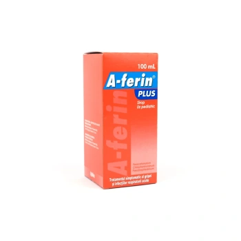 A ferin Plus sirop 160mg+1mg+15mg/5ml 100ml 