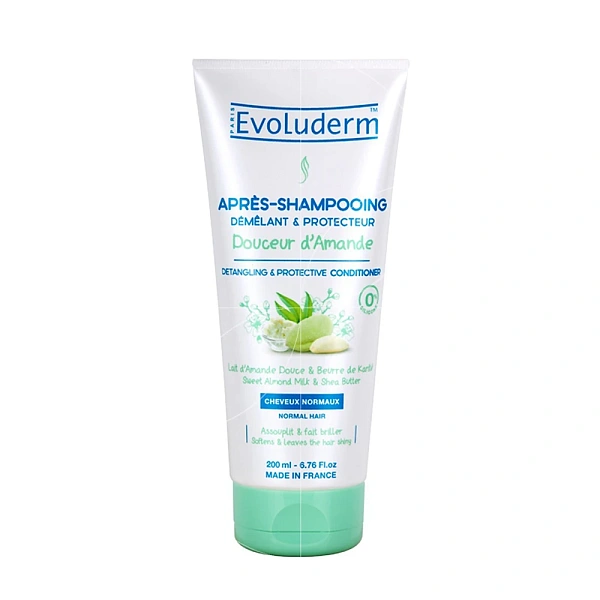 Evoluderm Balsam protector pentru păr normal Douceur d'Amande, 200ml (19362) Evoluderm Balsam protector pentru păr normal Douceur d'Amande, 200ml (19362)