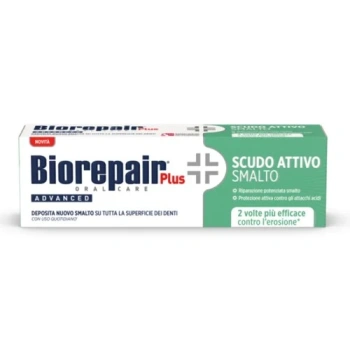Biorepair Pasta-tratament pentru dinți Scudo Attivo Smalto - remineralizarea smaltului, 75ml