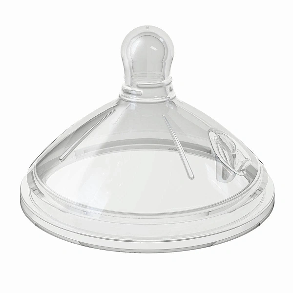 Chicco Tetină Step Up 3 anticolici, silicon, flux terci, 6+, 2buc (600751)