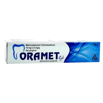 Oramet 10mg+2,5mg/g 20g gel gingival